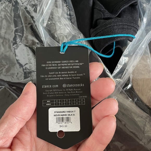 Stance butter blend v neck T - Picture 5 of 5